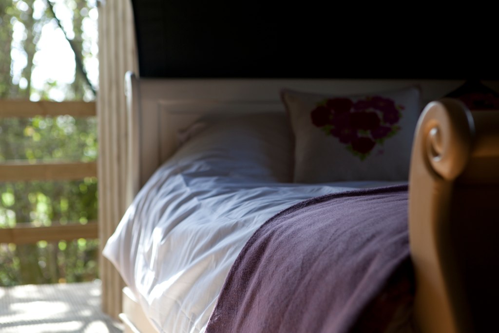 Crisp white linens and the softest throws